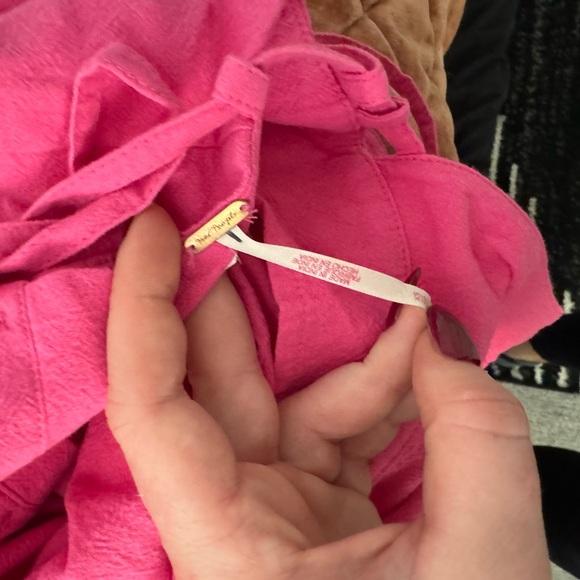 Free People Vacay Pink Little Local Mini Dress - Picture 4 of 6